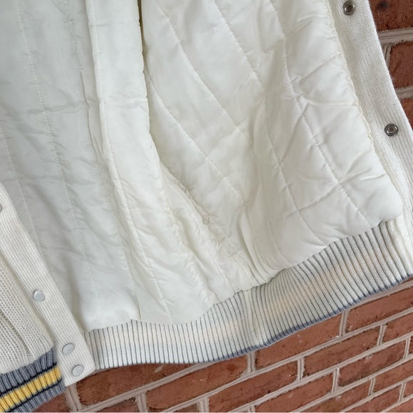Retro Knit varsity/bomber jacket. size medium, unisex. Vintage - Picture 7 of 13